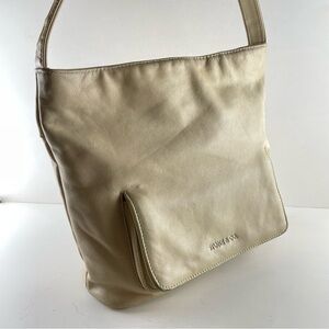 Stone & Co. Soft Cream Leather Shoulder Tote